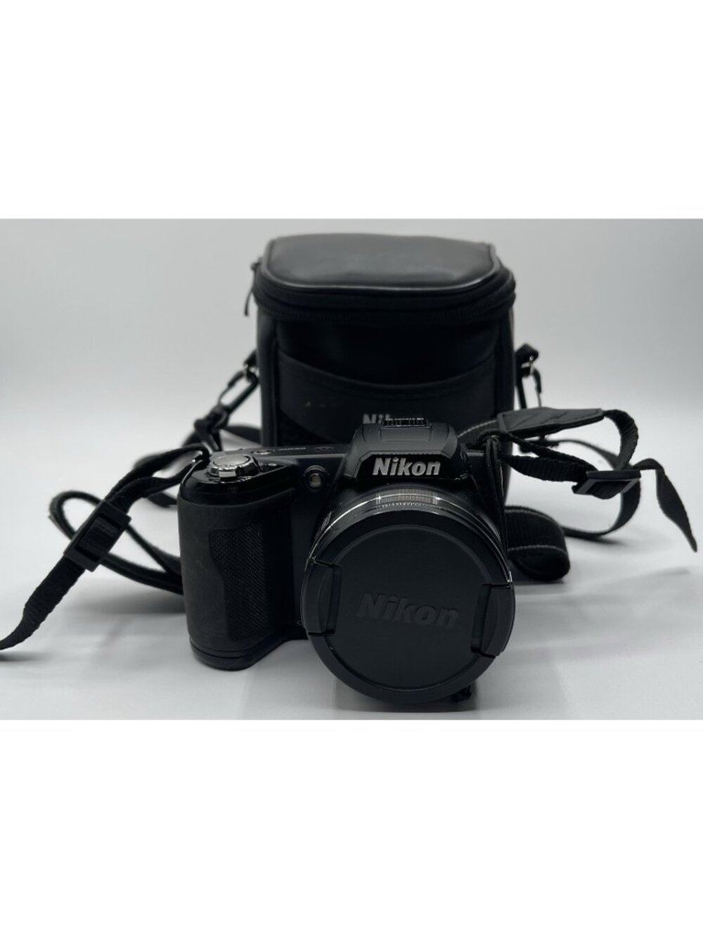 Nikon COOLPIX L100 10.0MP Digital Camera - Black Camera Bag And Strap
